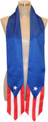 Puerto Rico, Puerto Rican Flag Graduation Stole/Sash/Scarf...