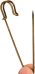 50 Pcs Safety Pins Heavy Duty Large Safety Pins Steel (Brown)...