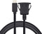 NFHK Waterproof Dustproof USB-C Type-C USB 3.1 10Gbps Extension Flush Car Latch Mount Extension Cable for Dashboard Panel...