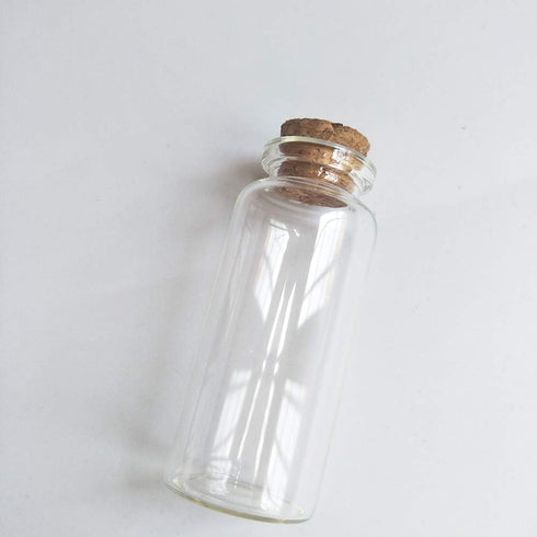 10pcs 30ml Cork Stopper Glass Bottle Vials Jars with Cork Wishing Bottle Wedding Favor 30x70mm...