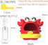 Bath Bubble Machine for Kids, No Battery Required Crab Bathtub Bubble Maker Water Toys for Baby Toddlers, Fun Summer Foam Machine for Outdoor Game...