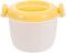 CALLARON Microwave Rice Cooker Steamer Bowl: Portable Oven Food Steamer Pot Small Pasta Cooker Fish Vegetable Steaming Bowl Food Container Ramen C...