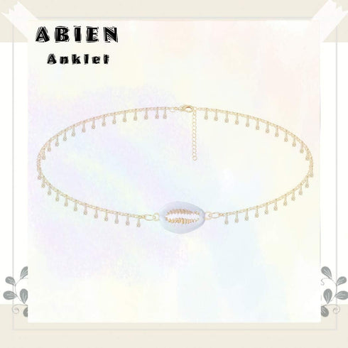Boho Shell Pendant Anklet Bracelets Gold Tassel Ankle Bracelet Beach Foot Chain Jewelry for Women...