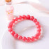 Watermelon red Natural Stone 6MM Beads Round Loose Chalcedony Beads for Jewelry Making DIY Handmade Approxi 62/pcs...