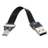 xiwai 1.0M USB 2.0 Type-A Male to USB-C Type-C Male Data Flat Slim FPC Cable for FPV & Disk & Phone...