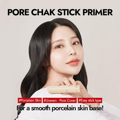 MERYTHOD PORE-CHAK Stick Primer Erasing Mattifying Hard Primer Stick, Filttered Effect, Easy Stick Type, Uneven&Pore Cover 0.4oz...