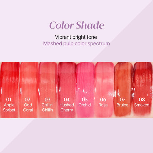 Espoir Couture Lip Tint Glaze #1 Apple Sorbet 0.19oz | Volumizes & High-Shine Lip Plumper | Long-Lasting Vibrant Color | Thickening radiance Lip S...