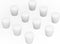 Silicone Rubber Stopper, (10-Pack, Size 5#) Tapered White Silicone Stoppers for Laboratory Sealing...