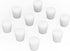 Silicone Rubber Stopper, (10-Pack, Size 5#) Tapered White Silicone Stoppers for Laboratory Sealing...