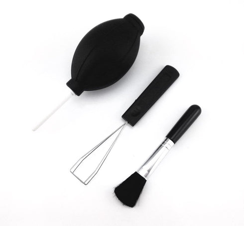 Honbay 3 in 1 Cleaning Tools Rubber Ball Dust Blower Cleaning Brush, Keycap Steel Puller Remover for Digital Camera Lens Filter Keyboard......