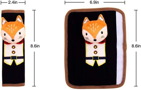 Tianmei 2Pcs Cute Cartoon Doll Styling Car Seat Belt Cover Shoulder Strap Pad (Bear)...