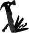 Multifunctional Claw Hammer, 2Cr13 Steel 5.9 x 2.95 x 0.78 Inches Durable Easy to Use 13 In 1 Multi Tools Hammer for Men Dad Gifts Hand Tools Camp...