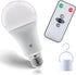 Texsens Rechargeable Light Bulb, 7W 600LM Battery Powered Light Bulb with Remote Controller, Emergency LED Lamp without Electricity, for Power Out...