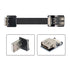 chenyang USB 2.0 Flat Cable USB 2.0 Male to Female 90 Degree UP Angled Data Transfer Charging Ribbon Flex Extension Cable Adapter 1.0M...