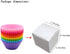 Reusable Silicone Cake Mold 24PCS, Small Baking Cup Truffle Cake Pan Set 8 Colors Non-Stick...