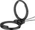 Finger Ring Strap Kickstand, Bling Cubic Phone Holder Charm for Hand Grip Lanyard Holder for iPhone Loopy for Phone Case,Cell Phone,USB,Keys (Blac...