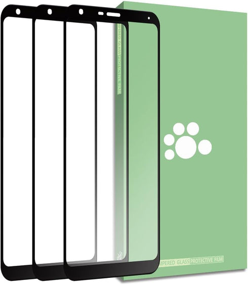 LG Stylo 4 Tempered Glass Screen Protector-(3 Pack) Clear Anti-glare Anti-Fingerprint Anti-Scratch Shatter proof Ultra-thin 9H Full Coverage Silk ...