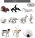10pcs Arctic Animals Figurines,Mini Arctic Animal Toy Set, Arctic Circle Ocean Sea Animal Figurines Playset for Kids Educational Toys -Cake Topper...