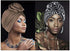 SATINIOR 6 Pieces Women Turban African Pattern Headwrap Colorful Printed Pretied Flower Knot Bonnet Hat for Women...