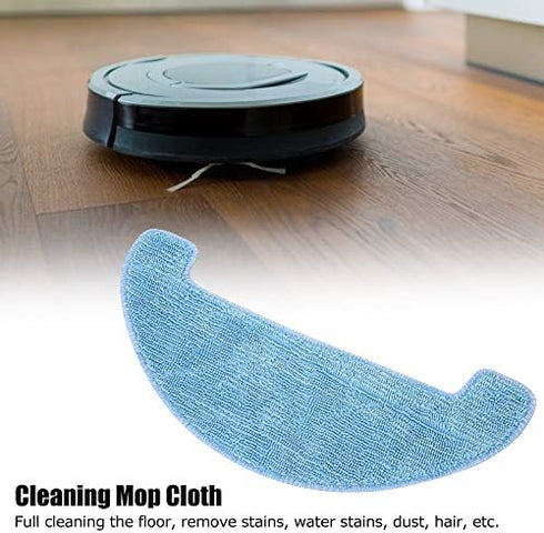 Accessories Parts 5 pcs Microfiber Mop Cloth Replacement for ILIFE V8s Robotic Mop Vacuum Cleaner...