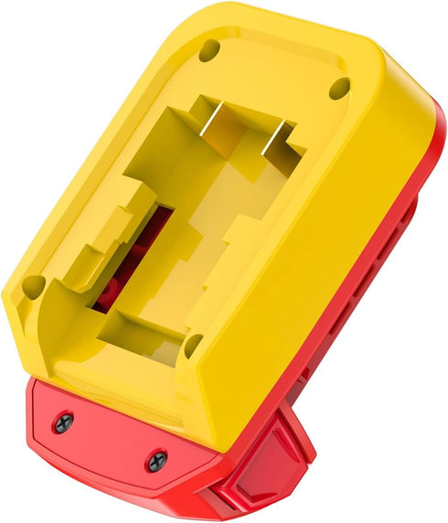 Adapter - for All Milwaukee M18 Tools (Not Older V-18) - Compatible with DeWalt 20V MAX Batteries for Power Supply, No Charge Function - 1 Adapter...