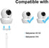 Baby Monitor Mount Compatible with Babysense HD S2/ V43 Baby Monitor and Other Baby Monitor with 1/4 Threaded Hole 15.7 inches Flexible Clip Clamp...