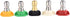 ViaGasaFamido 5pcs Pressure Washer Spray Nozzle Tip Set Plastic Stainless Steel Brass 0 Degrees 15 Degrees 25 Degrees 40 Degrees 65 Degrees for Qu...