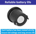 Dog Fence Batteries Long-lasting & High Capacity Compatible with Invisible R21 R22 R51 and Microlite Fence Receiver Collars 10-pack...