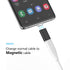 N. NETDOT Gen10 Magnetic Fast Charging USB-C to USB-C Adapter Converter Compatible with Type-c Smartphones (3 pack black)...
