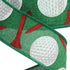 Craig Bachman 1.5" Royal Canvas Golf Balls & Tee Ribbon: Emerald Green (10 Yards) Durable Fabric Wired Edge for Crafting, Floral Arrangements, Gif...