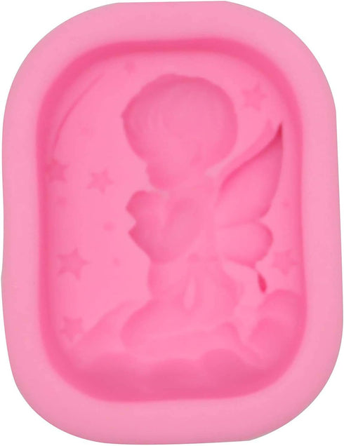 3D Baby Angel Silicone Mold for Cake Decoration, Sugarcraft, Cookie Decor, Jewelry,Pastry, Polymer Clay, Epoxy Resin,Pudding, Handmade Soap Mould ...