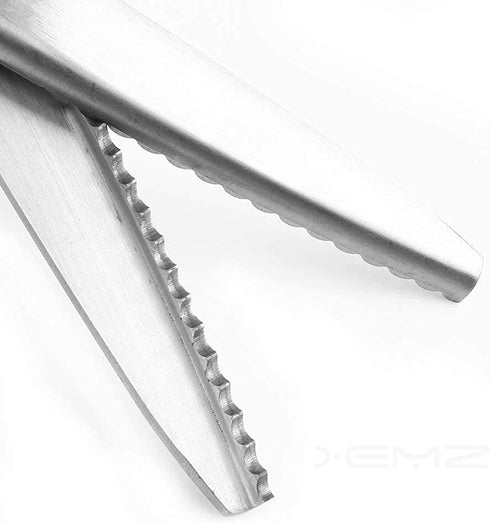 Professional Pinking Shears, Comfort Grip Handle Stainless Steel Dressmaking Scissors Sewing Art Craft Cut Tool, Serrated and Scalloped Blade Cutt...