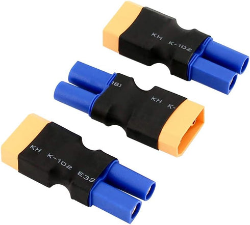 3pcs Female EC5 to XT90 / XT-90 Male - Heavy Duty Connector Adapter(BDHI-02)...