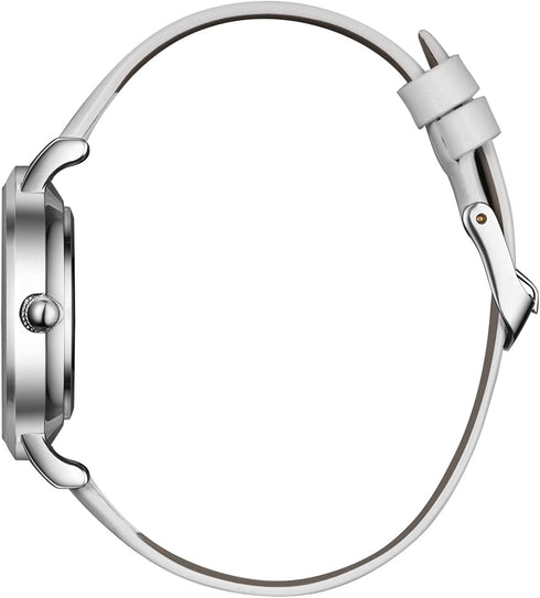 BOSHIYA Women's Easy Reader 36mm Watch Leather Band Watchs ?White?...