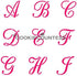 Alphabet Script 1" Letter Stencil Set...