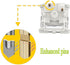 DRAOZA Gateron G White Pro 3.0 Switches,5-Pin Pre Lubed RGB SMD Linear Switches for MX Gaming Mechanical Keyboard (G Pro 3.0,White,72PCS)...