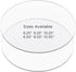 Cake Decorating Acrylic Disk For Buttercream Icing Set of 2-3/16" Thickness (8.50" Set of 2)...