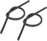 X AUTOHAUX 2pcs 600mm 24inch 8x10mm 3 Section Rubber Windshield Wiper Blade Refills for Car...