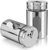 Accmor 2pcs Salt and Pepper Shakers,Stainless Steel Shaker for Salt Powder Sugar Cinnamon Pepper, Spice Dispenser with Adjustable Pour Holes,Silve...