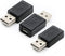 3 Pack USB 2.0 A Male to USB Micro Female Adapter Converter...