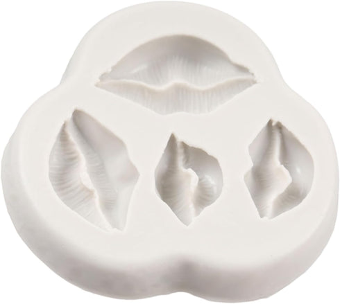 Kiss Collection Fondant Candy Silicone Mold Lips Fondant Mold For Sugarcraft Cake Decoration Cupcake Topper Chocolate Polymer Clay Gum Paste...