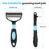 Dog Grooming Brush for shedding with 2 in 1 Professional Deshedding Tools and UNDERCOAT Rake for Long and Short Haired Dogs with Double Coat with ...