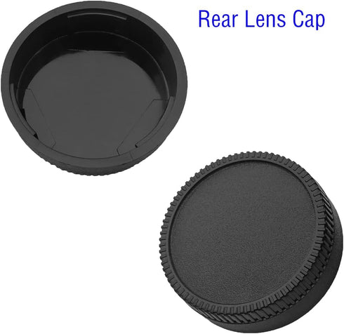 Nikkor Rear Lens Cap + Camera Body Cover for Nikon D7500 D7000 D850 D810 D800 D750 D350 D600 D3500 D3400 D3300 D3200 D3100 D5600 D5500 D5300 D5200...