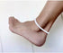 Hawaiian Heishi Puka Shell Surfer Anklet with Twist Barrel Closure...