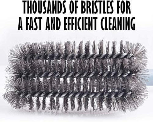 Best BBQ Grill Brush Stainless Steel 18" Barbecue Cleaning Brush w/Wire Bristles & Soft Comfortable Handle - Perfect Cleaner & Scraper for Grill C...