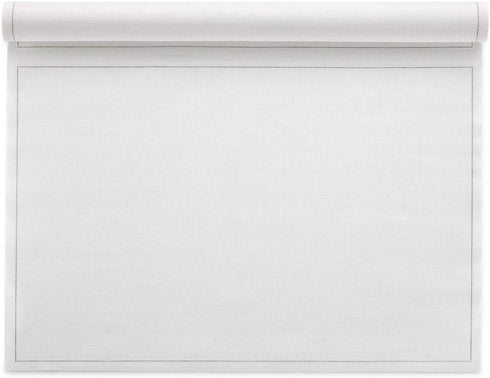 MY DRAP Washable and Reuseable Cloth Placemat - 17.7 x 12.6 in (12 Per Roll, Cotton Cream)...