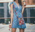 Canvas Cute Crossbody Handbags Cell Phone Purse Wallet Leaves Pattern Small Change Pouch Bags for Women Girls...
