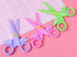 AKOAK 6 Pcs Children Plastic Scissors Primary School DIY Art Safety Small Scissors Kindergarten Children Special Plastic Scissors Cute Dragonfly P...
