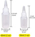 24pcs(12pcs 30ml; 12pcs 60ml) Plastic Squeeze Bottles with Twist Cap Cookie Decorating Supplies, Cookie Supplies Writer Bottles Food Coloring and ...
