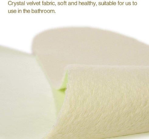 4 Pairs of Soft and Warm Toilet Seat Cover, Can Clean and Reuse Toilet Pads, Suitable for Toilet Rings of Different Shapes, Portable and Easy Inst...